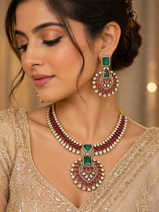 kundan necklace Dubai