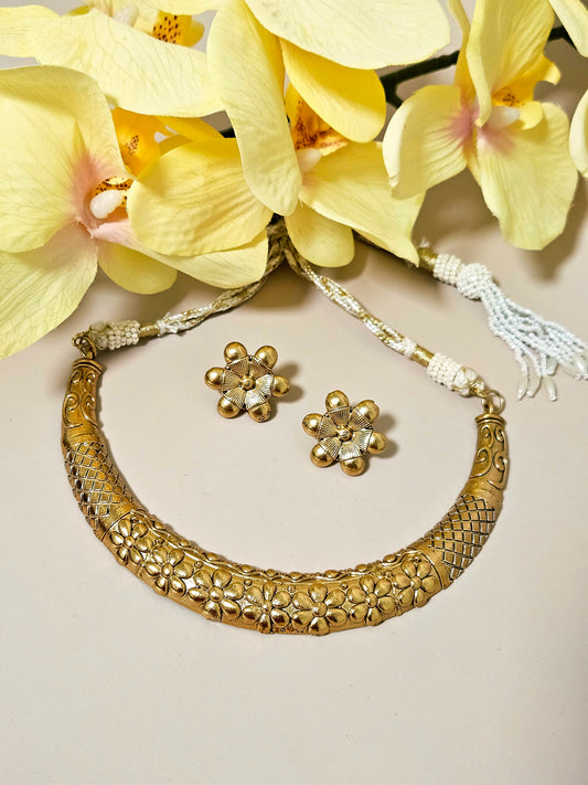 Handcrafted Apala Polish Hasli Necklace Set