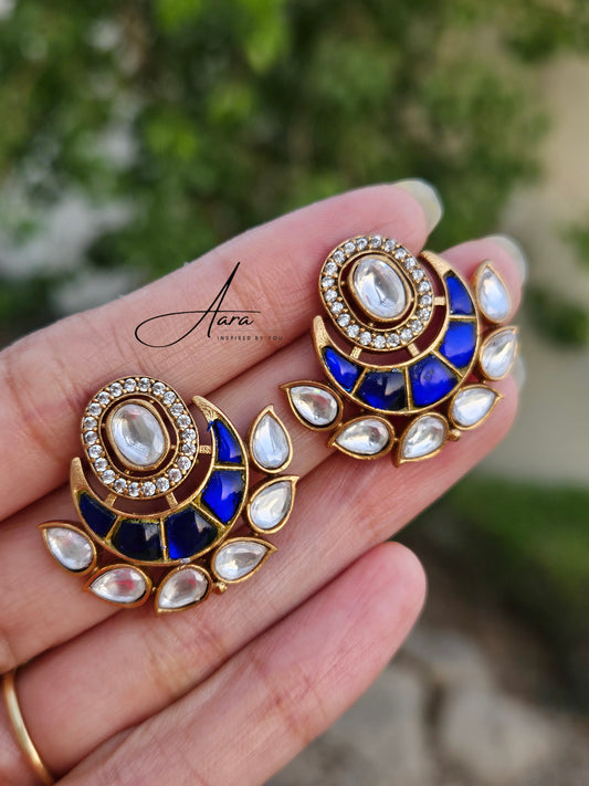 Premium Jadau Kundan Studs Earrings